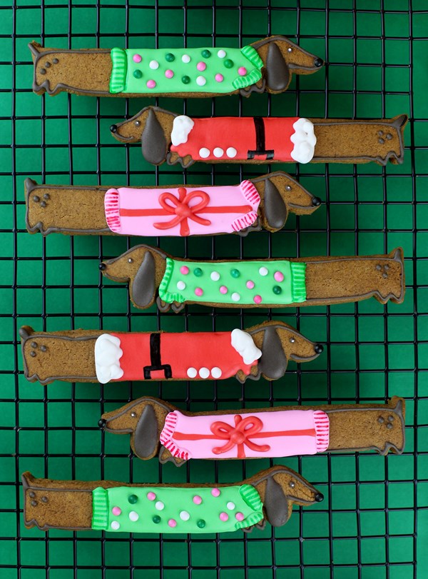 Doggone cute Christmas cookies
