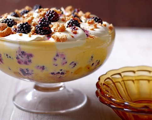 Dolly's bramble trifle