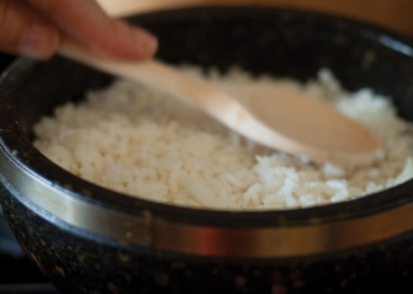Dolsot bibimbap rice
