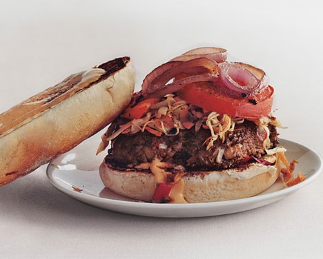 Dominican chimichurri burgers