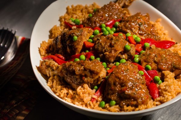 Dominican rice with chicken