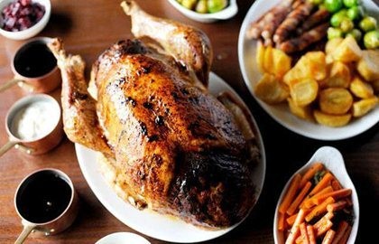 Dominic's roast bronze turkey with all the trimmings