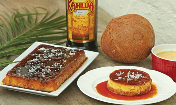 Doña Victoria’s Kahlúa coconut flan