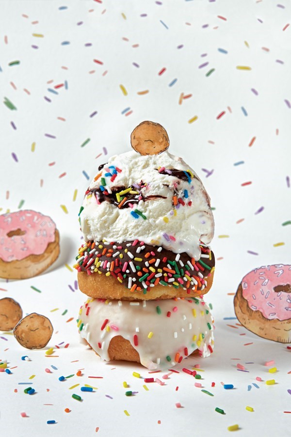 Donut ice cream