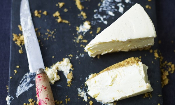 Doorstop vanilla cheesecake