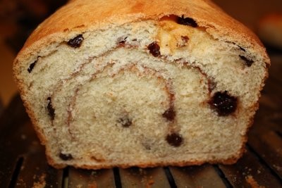 Dorie’s raisin swirl bread