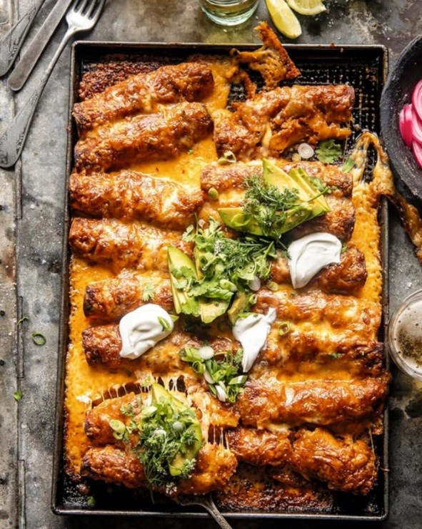 Double-baked taquitos
