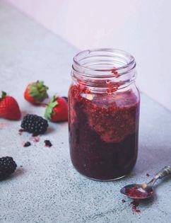 Double berry chia jam