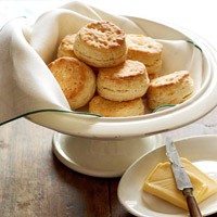 Double-cheddar holiday biscuits