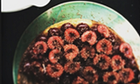 Double cherry ripple baked cheesecake