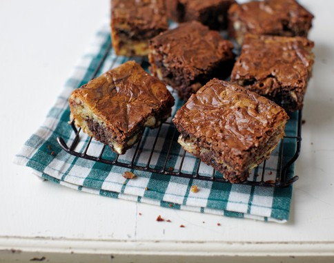 Double-choc brownies