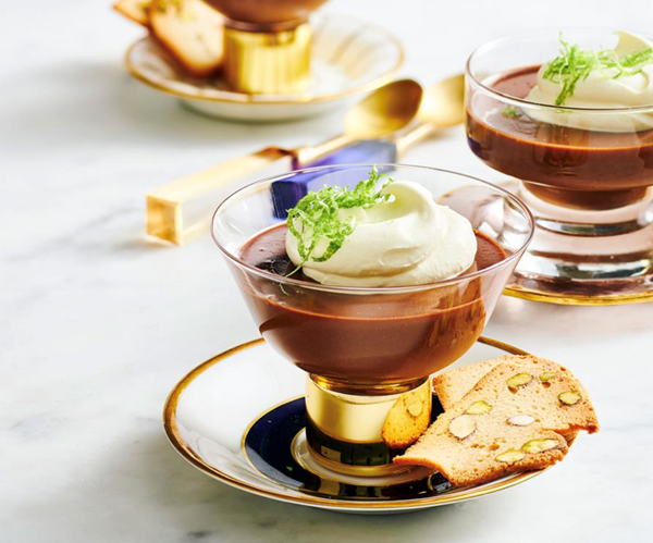 Double chocolate and chilli pots