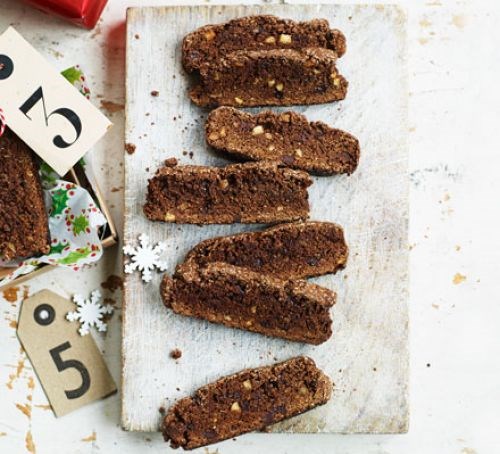 Double chocolate and orange biscotti 