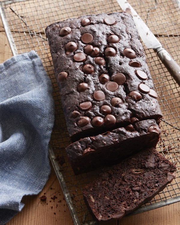 Double chocolate banana bread