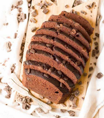 Double chocolate banana bread