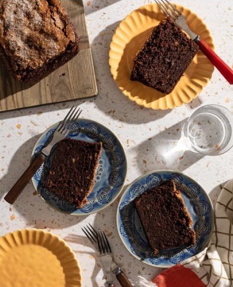 Double-chocolate banana bread
