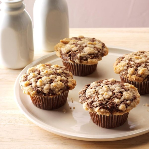 Double chocolate banana muffins