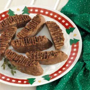 Double chocolate biscotti
