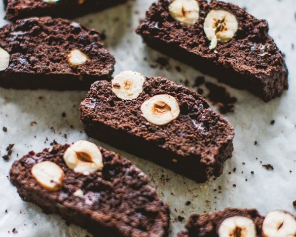 Double chocolate biscotti
