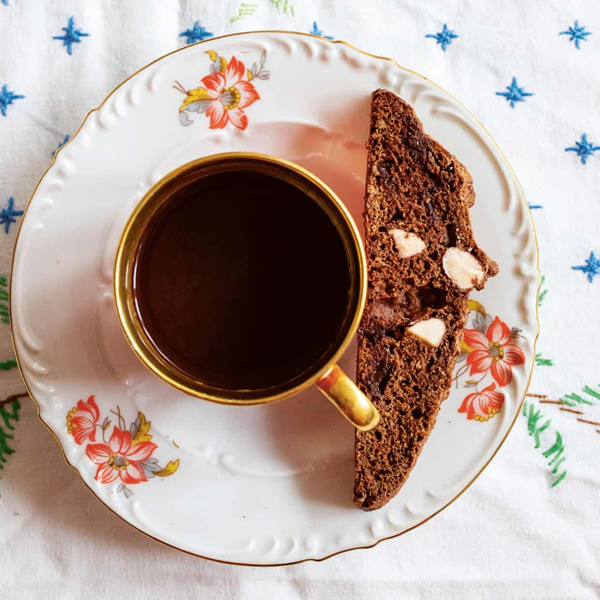 Double chocolate biscotti (Schokoladen biscotti)