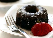Double chocolate chip bundt cake