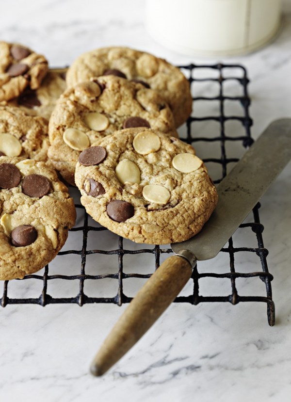 Double chocolate chip cookies