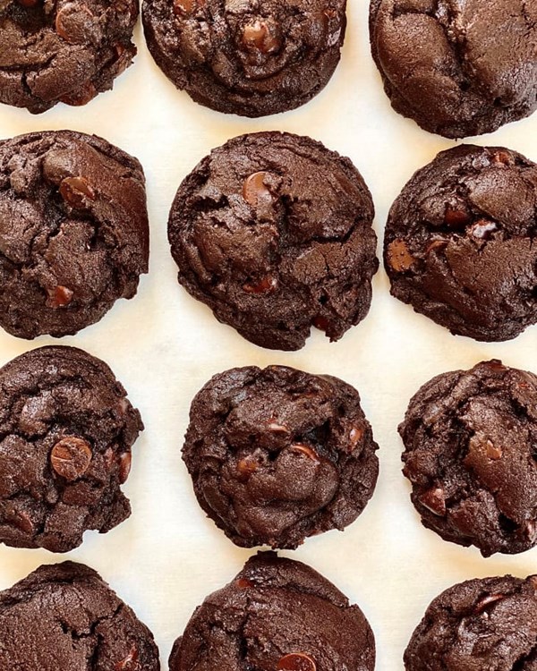 Double chocolate chip cookies 