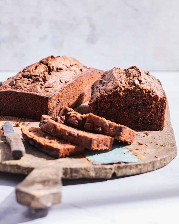 Double chocolate chip zucchini bread