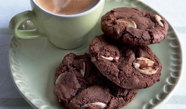 Double chocolate cookies