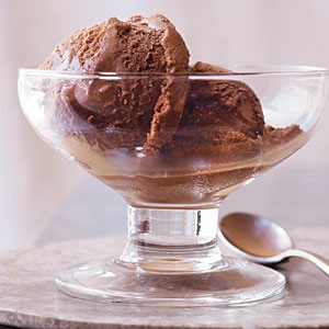 Double-chocolate ice cream