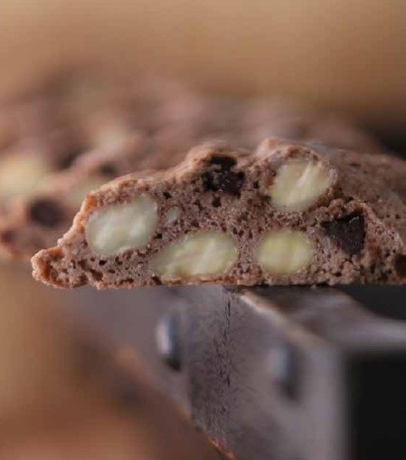 Double chocolate logs