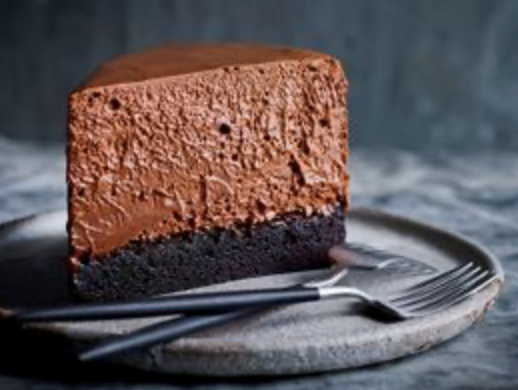 Double-chocolate mousse cake