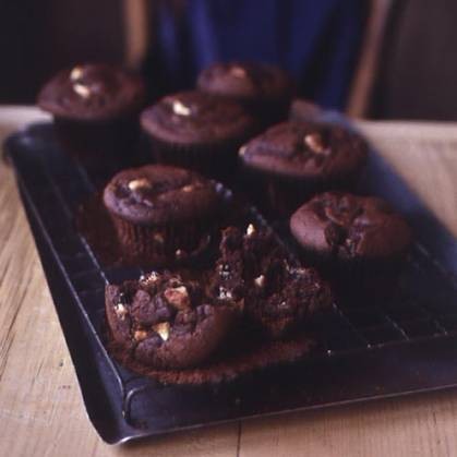 Double chocolate muffins