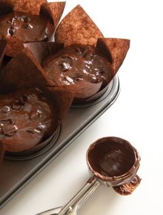 Double chocolate muffins