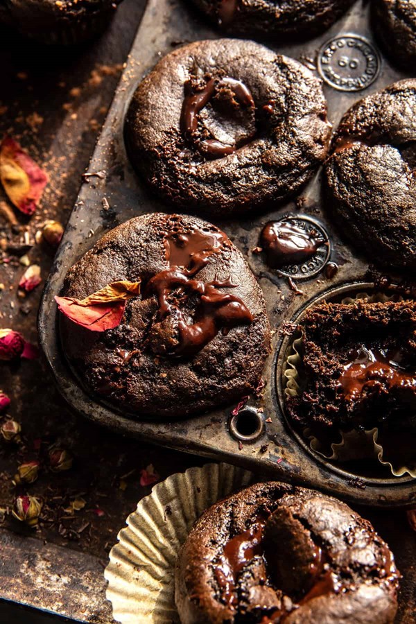 Double chocolate muffins