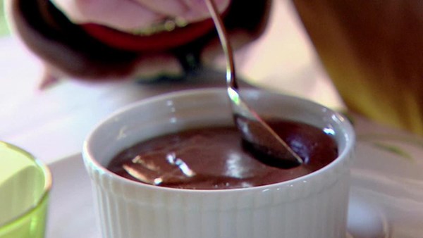 Double chocolate pudding