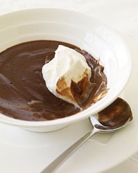 Double-chocolate pudding