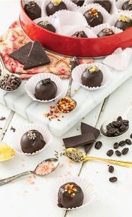Double chocolate truffles