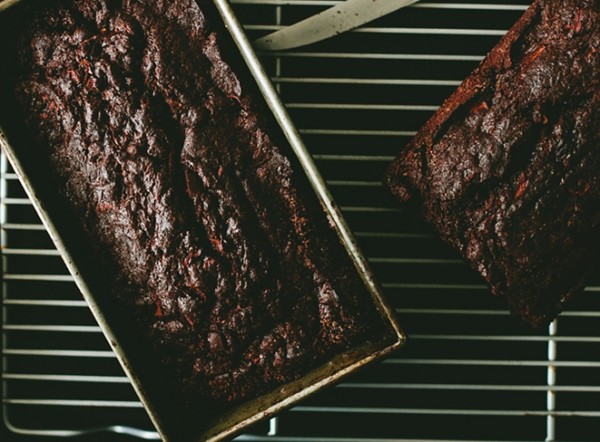 Double chocolate zucchini bread