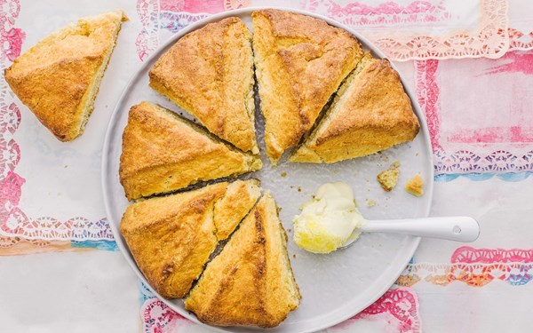 Double-cream scones
