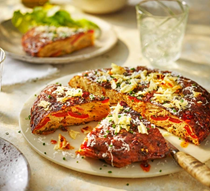 Double crisp frittata