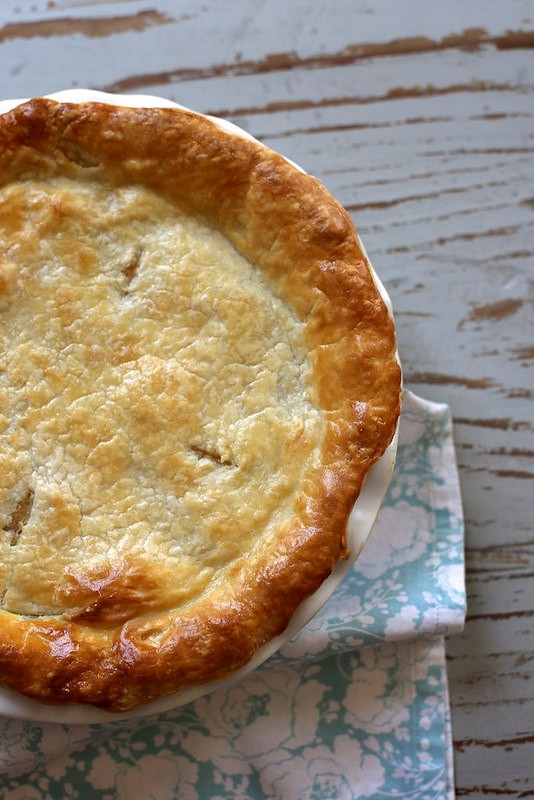 Double crust chicken pot pie