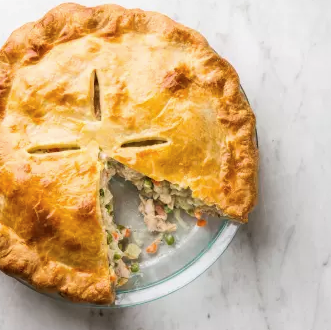 Double-crust chicken pot pie