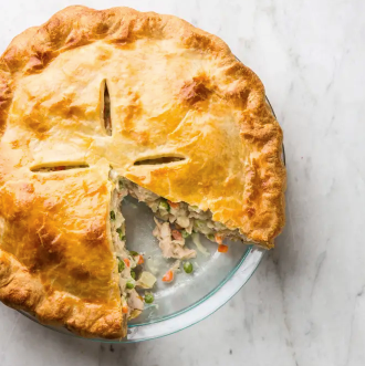 Double-crust chicken pot pie