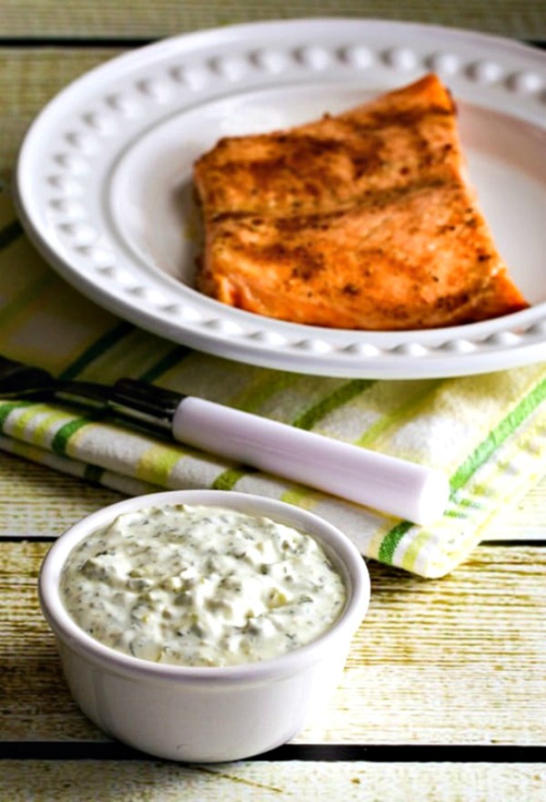 Double-dill homemade tartar sauce