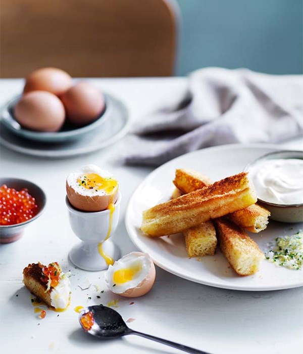 Double eggs and soldiers
