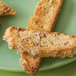 Double ginger-almond biscotti