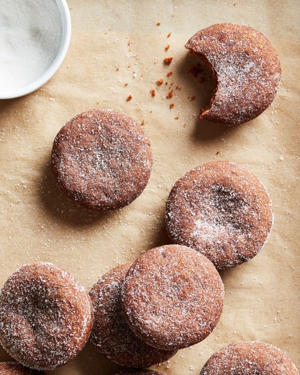 Double-ginger molasses cookies