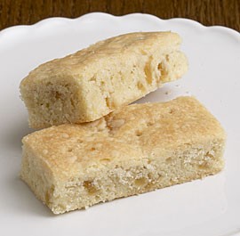 Double ginger shortbread