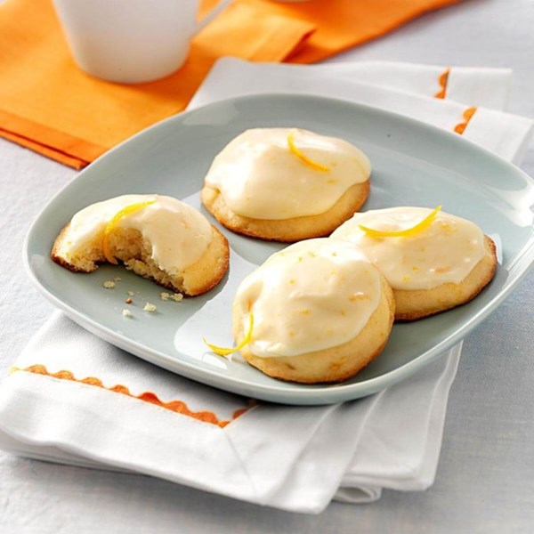 Double orange cookies